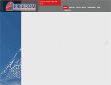 Tablet Screenshot of freedomwindowcleaning.com